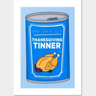 Thanksgiving Tinner Posters and Art